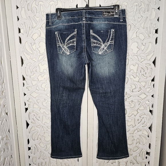 Ariya Jeans Boot Cut Faded Medium Wash Size 13/14 S - Picture 5 of 14